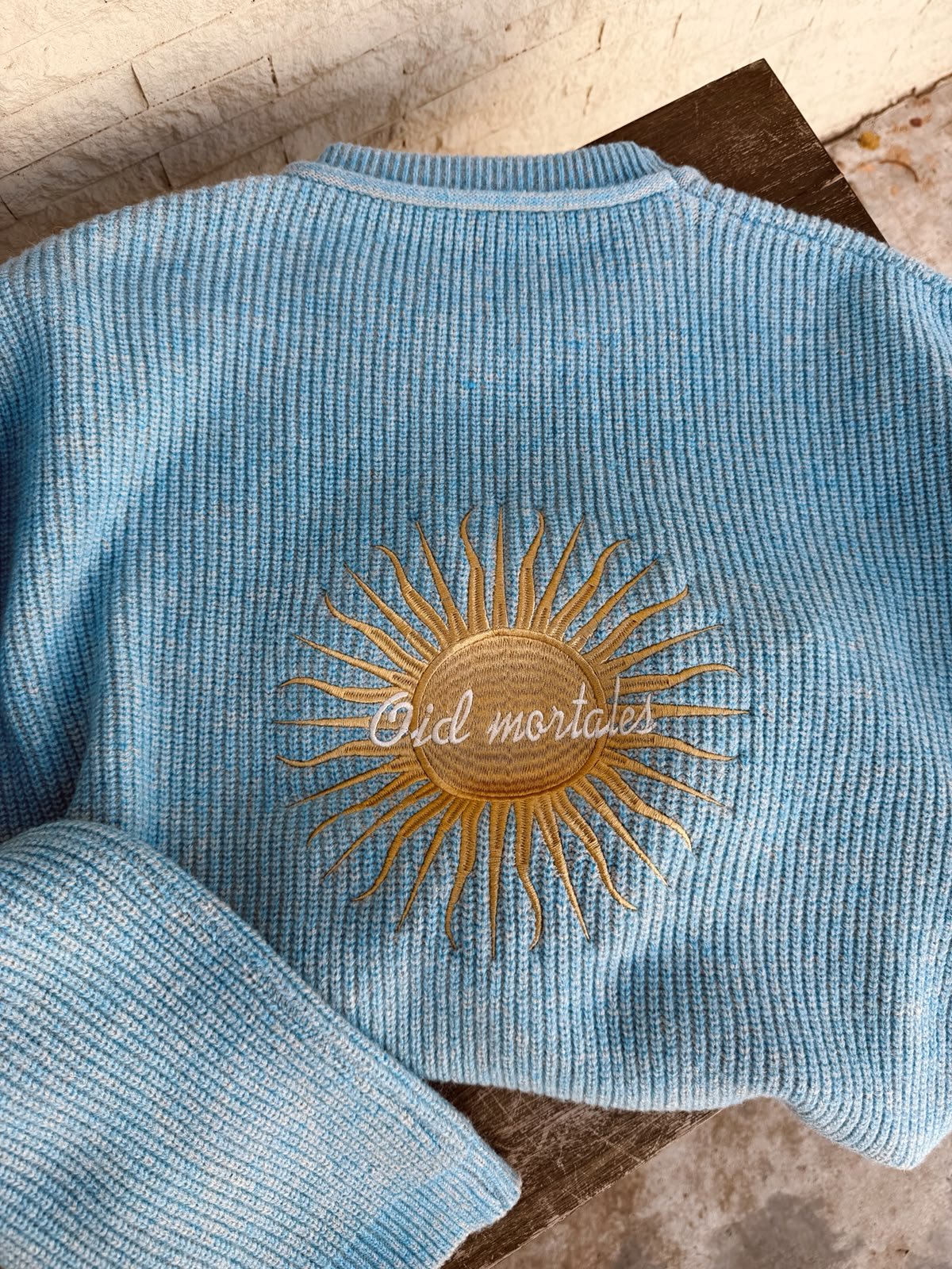 SWEATER OID MORTALES CELESTE - Image 4