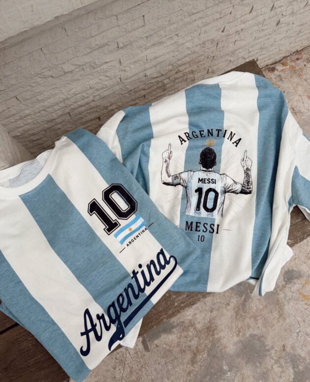 REMERA ARGENTINA 10, MESSI