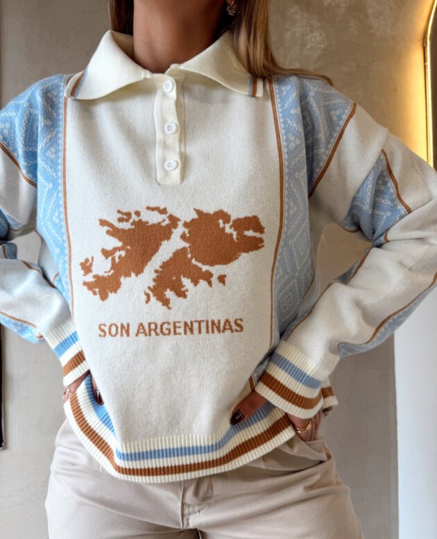 SWEATER CHOMBA MALVINAS ARGENTINAS