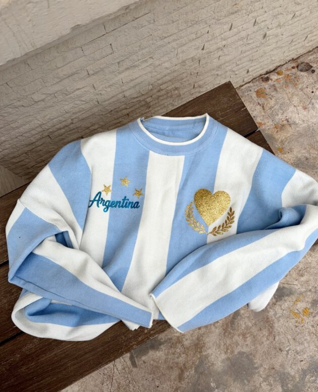 SWEATER RAYADO CORAZON