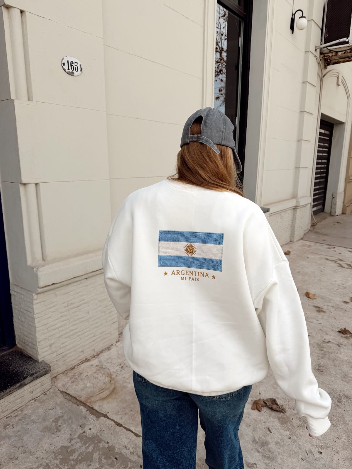 BUZO ALMA CELESTE Y BLANCO FRISA - Image 4