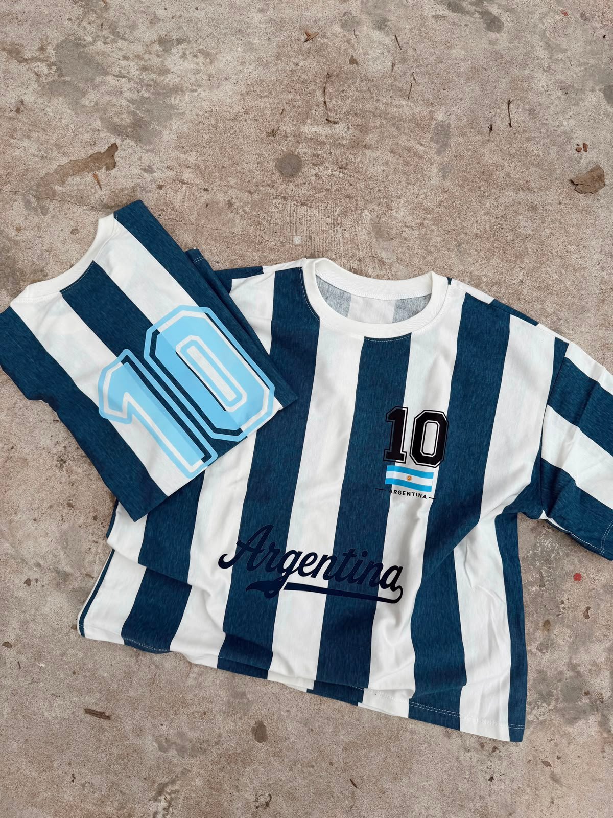 REMERA ARGENTINA 10 AZUL - Image 2