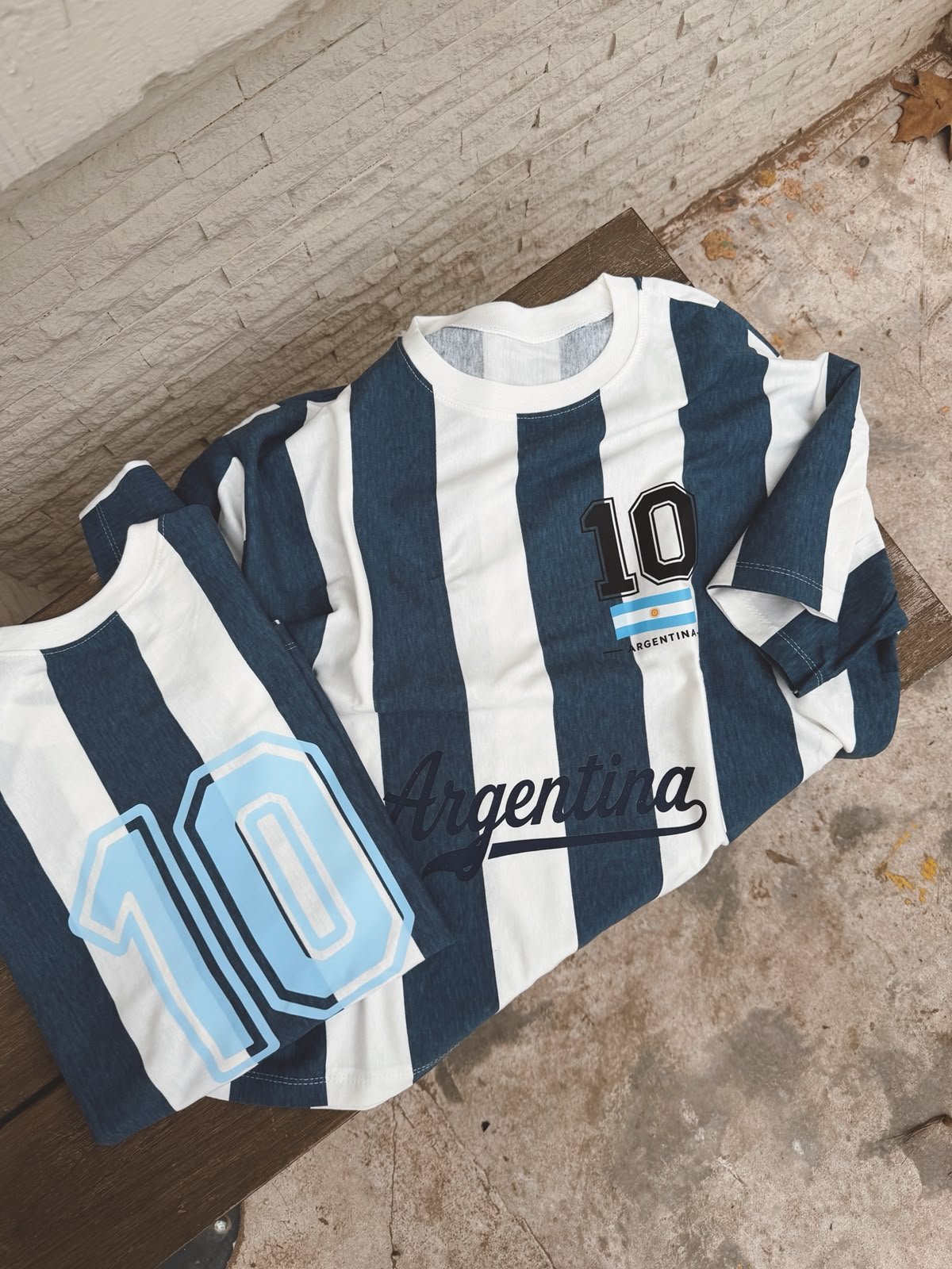 REMERA ARGENTINA 10 AZUL