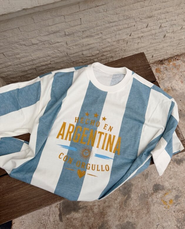 REMERA HECHO EN ARGENTINA CON ORGULLO