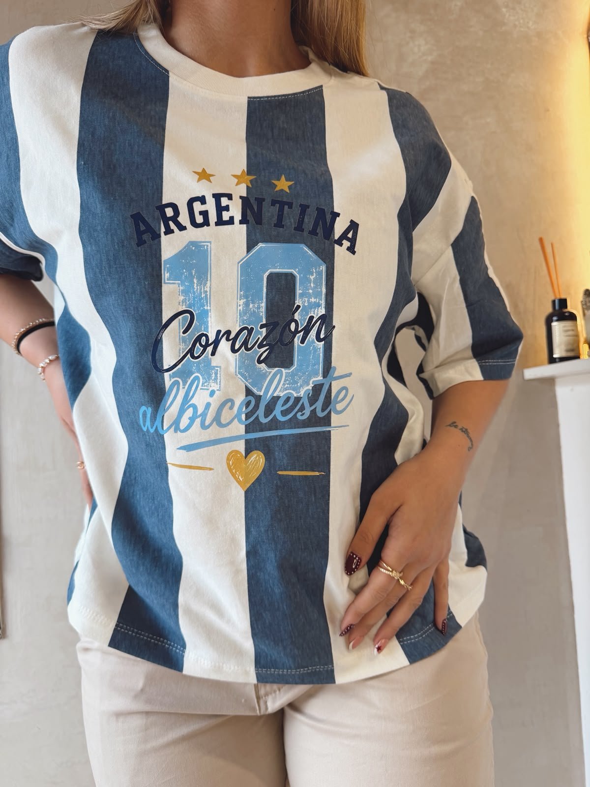 REMERA CORAZÓN ALBICELESTE - Image 2
