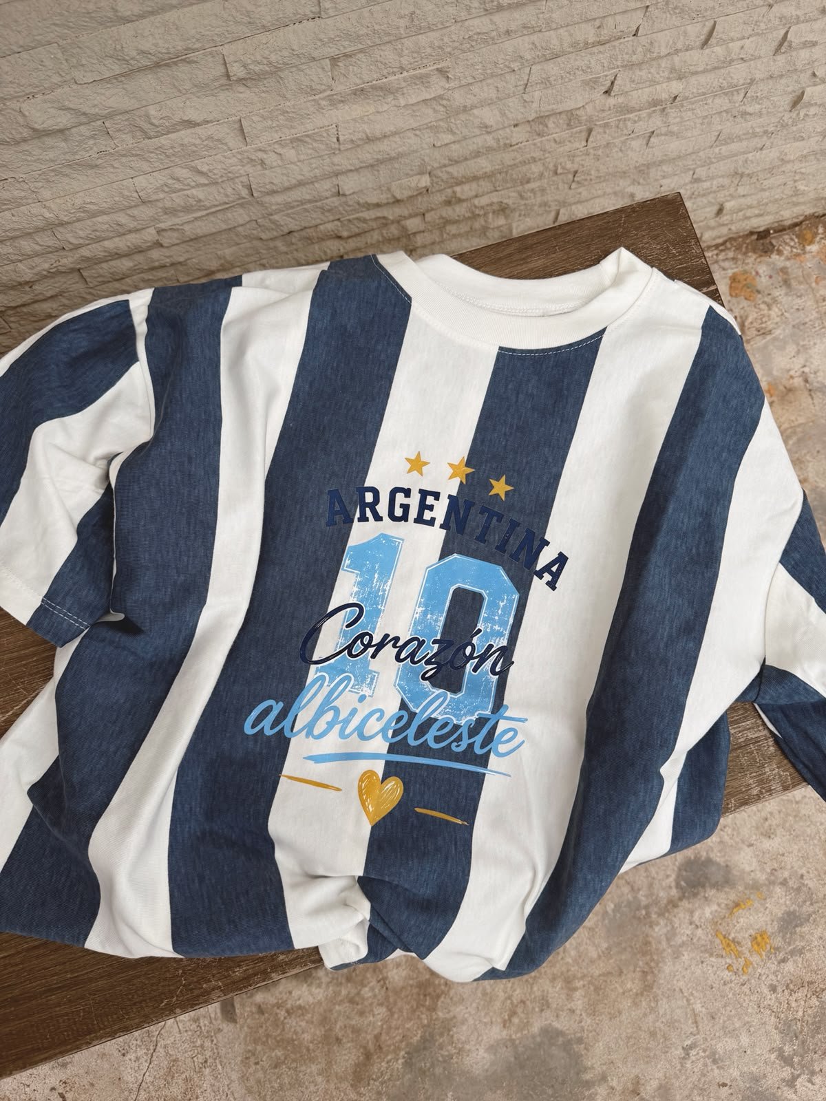 REMERA CORAZÓN ALBICELESTE - Image 3