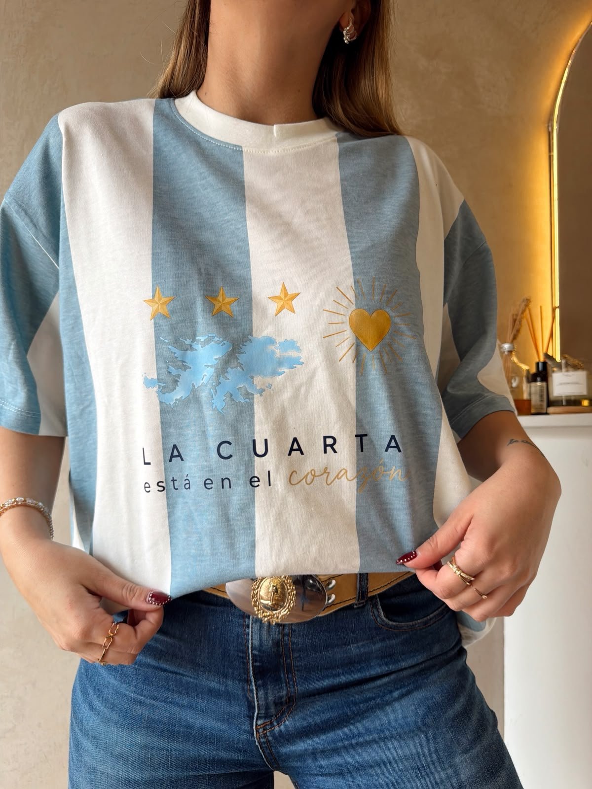 REMERA LA CUARTA ESTA EN EL CORAZON - Image 4