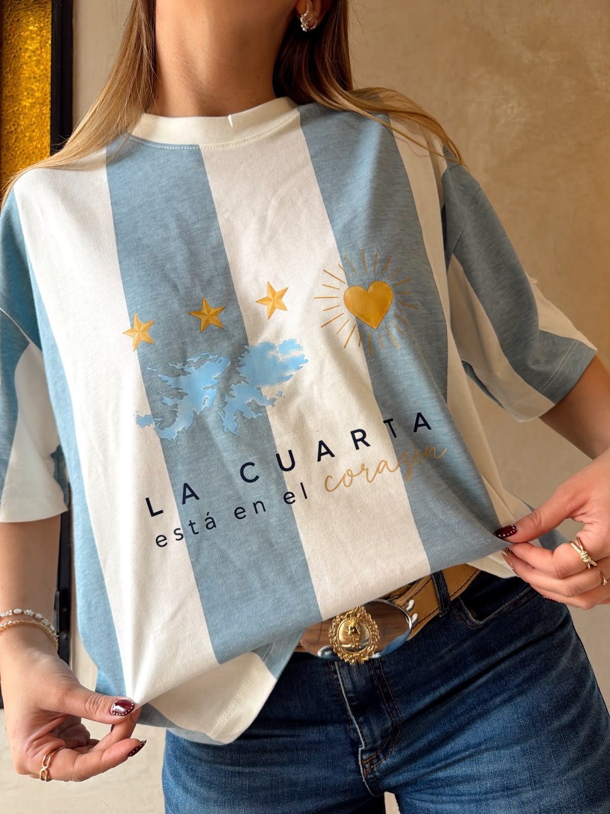 REMERA LA CUARTA ESTA EN EL CORAZON