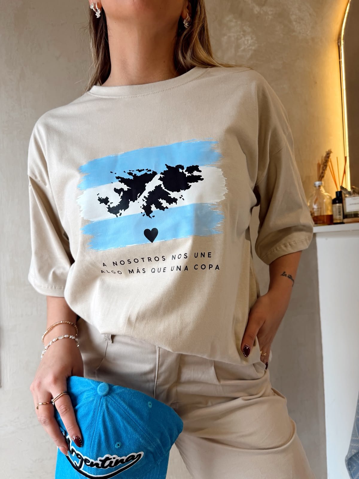 REMERA UNION, ESPALDA LAS MALVINAS SON ARGENTINAS - Image 3